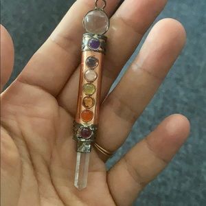 Copper chakra pendant